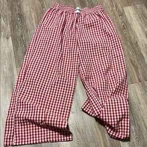 Red Checkered Bottoms